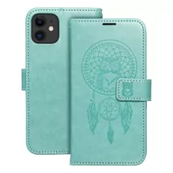 Etui i futerały do telefonów - OEM Kabura MEZZO Book do iPhone 11 łapacz snów zielony - miniaturka - grafika 1