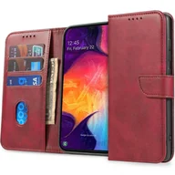 Etui i futerały do telefonów - Etui MOTOROLA MOTO G14 Nexeri Wallet czerwone - miniaturka - grafika 1
