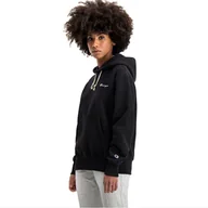Bluzy sportowe damskie - CHAMPION SMALL SCRIPT LOGO REVERSE WEAVE > 113150-KK001 - Champion - miniaturka - grafika 1
