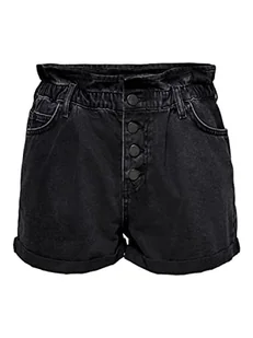 ONLY ONLCUBA miękka torba DNM NOOS szorty, czarny denim, XXS, czarny denim, XXS - Spodenki damskie - miniaturka - grafika 1