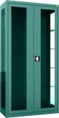 Meble i wyposażenie gabinetów medycznych - MDB/2s.6033 szafa lekarska 2-skrzydłowa 1-komorowa zielona - miniaturka - grafika 1