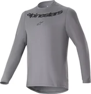 Koszulki męskie - Alpinestars Koszulka długi rękaw ALPINESTARS A-DURA ROCKER LS JERSEY, Dark Gray Rozmiar: XXL - miniaturka - grafika 1