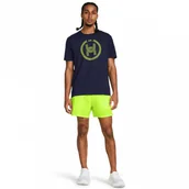Spodenki męskie - Męskie spodenki do biegania Under Armour UA Launch 5\'\' Short - zielone - miniaturka - grafika 1