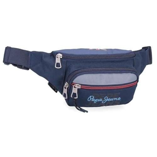 Pepe Jeans Seldon Saszetka biodrowa czarna 21x11x7 cms Poliester by Joumma Bags, Czarny (Black), Talla única, saszetka nerka