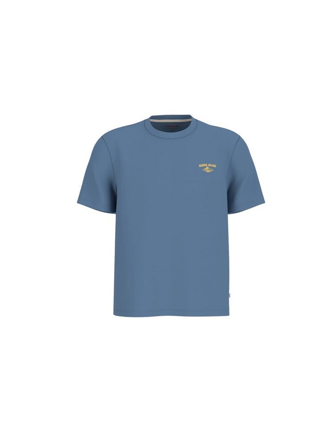 T-shirt męski guess con logo carta da zucchero altro