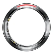 Smartband - Smart ring Kumi H1, rozmiar 11, czarny - miniaturka - grafika 1