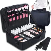 Kosmetyczki, organizery i kuferki - Kosmetyczka Kuferek Kufer XXL na Kosmetyki Damska Walizka Torba Podróżna - miniaturka - grafika 1