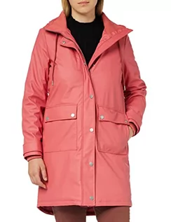 Kurtki damskie - TOM TAILOR Damski płaszcz przeciwdeszczowy parka 1032473, 12341 - Faded Rose, XS - grafika 1