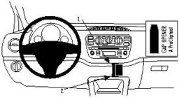 ProClip do Volkswagen UP 12-14 - Uchwyty samochodowe do telefonów - miniaturka - grafika 1