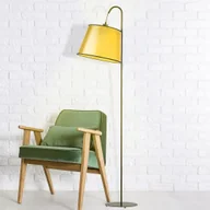 Lampy stojące - Czarno złota lampa stojąca w stylu glamour TALLIN MIRROR - miniaturka - grafika 1