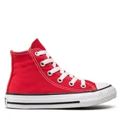Buty dla chłopców - Trampki Converse Chuck Taylor All Star Hi 3J232 Czerwony - miniaturka - grafika 1
