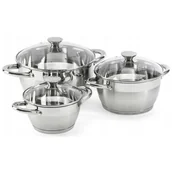 Zestawy garnków i patelni - Ambition KOMPLET GARNKÓW NOBLE 6-ELEMENTOWY 68883 - miniaturka - grafika 1