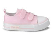 Buty dla dziewczynek - TRAMPKI na rzepy DZIECIĘCE BIG STAR KK374083 23 - miniaturka - grafika 1