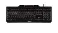Klawiatury - CHERRY KC 1000 SC klawiatura USB QWERTY British English Czarny JK-A0100GB-2 - miniaturka - grafika 1
