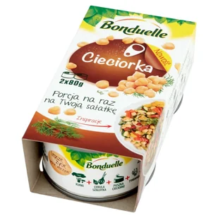 Bonduelle Cieciorka 2 x 80 g - Mieszanki warzywne, sałatki - miniaturka - grafika 1