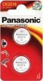 Baterie i akcesoria - Panasonic Bateria Lithium Power CR2016 90mAh 2 szt. - miniaturka - grafika 1