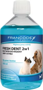 Francodex Fresh Dent płyn do higieny jamy ustnej 500ml [FR179121] 13243 - Suplementy i witaminy dla psów - miniaturka - grafika 1
