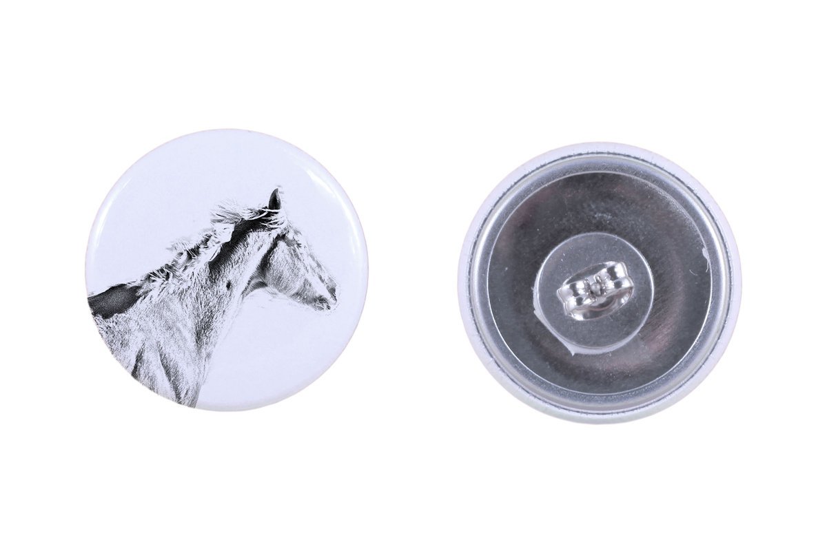 Koń pełnej krwi angielskiej - kolczyki twoje zdjęcie, handmade, biżuteria wykonana ręcznie marki Art-Dog