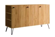 Komody - Nowoczesna komoda lewostronna w stylu loft dąb craft P5-C32 - miniaturka - grafika 1