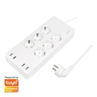 Listwy zasilające - LogiLink 6 gniazd Wi-Fi smart 1.8m biała SH0105 - miniaturka - grafika 1