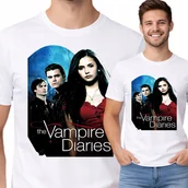 Koszulki męskie - Koszulka Pamiętniki Wampirów The Vampire Diares L P414 - miniaturka - grafika 1