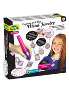 Zabawki kreatywne - LENA Zestaw kreatywny "Metal Jewelry" - 8+ - miniaturka - grafika 1