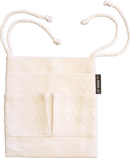 La Siesta Kieszeń do hamaków z bawełny organicznej, ecru Util Latte