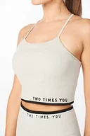 Biustonosze - 2XU Engineered Longline Crop Damski biustonosz sportowy - miniaturka - grafika 1