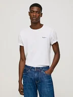 Koszulki męskie - Pepe Jeans Koszulka w kolorze białym - miniaturka - grafika 1