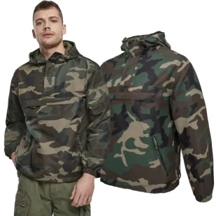 Kurtka BRANDIT Kangurka Summer Windbreaker US Woodland S - Odzież taktyczna i umundurowanie - miniaturka - grafika 1