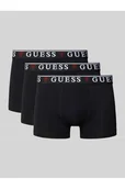 Majtki damskie - Obcisłe bokserki z elastycznym pasem w zestawie 3 szt. model BRIAN HERO - Guess - miniaturka - grafika 1