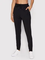 Spodnie sportowe damskie - ONLY Spodnie materiałowe Poptrash 15115847 Czarny Regular Fit - miniaturka - grafika 1