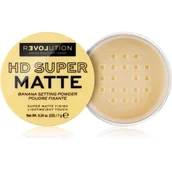 Pudry do twarzy - RELOVE HD SUPER MATTE BANANA PUDER UTRWALAJĄCY 7G - miniaturka - grafika 1