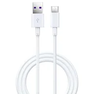 Kable USB - Devia kabel Shark Usb - Usb-c 1,5 m 5A biały - miniaturka - grafika 1