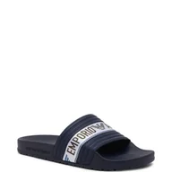 Klapki i japonki męskie - Emporio Armani Klapki SHOES BEACHWEAR - miniaturka - grafika 1