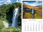 Kalendarze - Kalendarz ścienny 2026 Wodospady - miniaturka - grafika 1