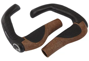 Ergon Chwyty GP5 czarny / Materiał: gumowe korkowe / Rozmiar: 130 x 102 mm - Akcesoria rowerowe - miniaturka - grafika 1