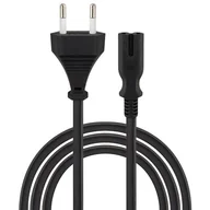 Kable komputerowe i do monitorów - Kabel zasilający EU 2 pin (CEE 7/16) - IEC 320 C7 SAVIO CL-185 2 m - miniaturka - grafika 1