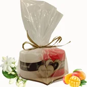 Świece - Zestaw Świec Prezent Walentynki Urodziny Świeca Zapachowa Jaśmin Melon - miniaturka - grafika 1