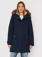 Kurtki damskie - Didriksons Parka Ellen 503870 Granatowy Regular Fit - miniaturka - grafika 1