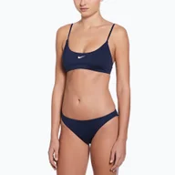 Stroje kąpielowe - Strój pływacki dwuczęściowy damski Nike Essential Bralette Bikini - miniaturka - grafika 1