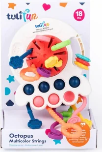 Ośmiornica Kolorowe Linki - Tulifun - Zabawki sensoryczne - miniaturka - grafika 1