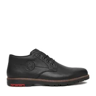 Półbuty męskie - Półbuty Rieker 10539-00 Czarny - miniaturka - grafika 1