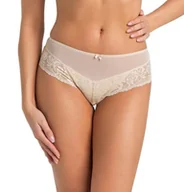 Komplety bielizny - Szorty bezszwowe z siateczki Victoria beżowe, Teyli - miniaturka - grafika 1