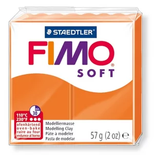 Fimo GDD Grupa Dystrybucyjna Daccar Soft, masa termoutwardzalna, modelina, pomarańczowa - Masy plastyczne - miniaturka - grafika 1