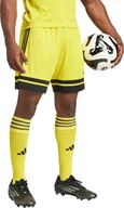 Spodnie sportowe męskie - Spodenki męskie adidas Squadra 25 żółte JH3403 M - miniaturka - grafika 1