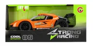Samochody i pojazdy dla dzieci - Auto do zabawy MEGA CREATIVE wyścigowe o wymiarach 19x9x9 - miniaturka - grafika 1