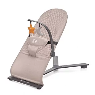 Kinderkraft, Mimi, Leżaczek Bujaczek, Od Narodzin Do 9Kg, Beige - Leżaczki i huśtawki - miniaturka - grafika 1