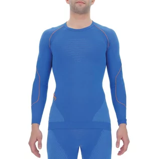 Pozostała odzież narciarska - Koszulka termoaktywna męska UYN Evolutyon niebieska U100006 - grafika 1