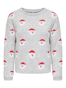 ONLY Sweter w kolorze szarym - Swetry damskie - miniaturka - grafika 1